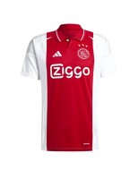 Moške Nogometnih dresov Ajax Domači 2024-25 Kratki rokavi